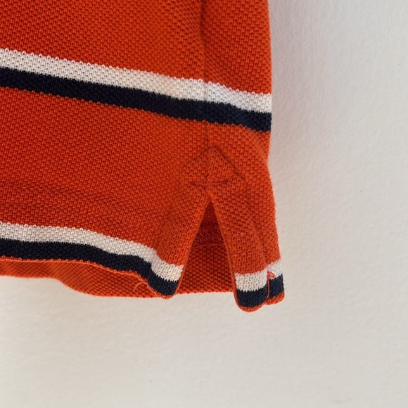 Chaps orange striped polo shirt - small - Picture 6 of 7